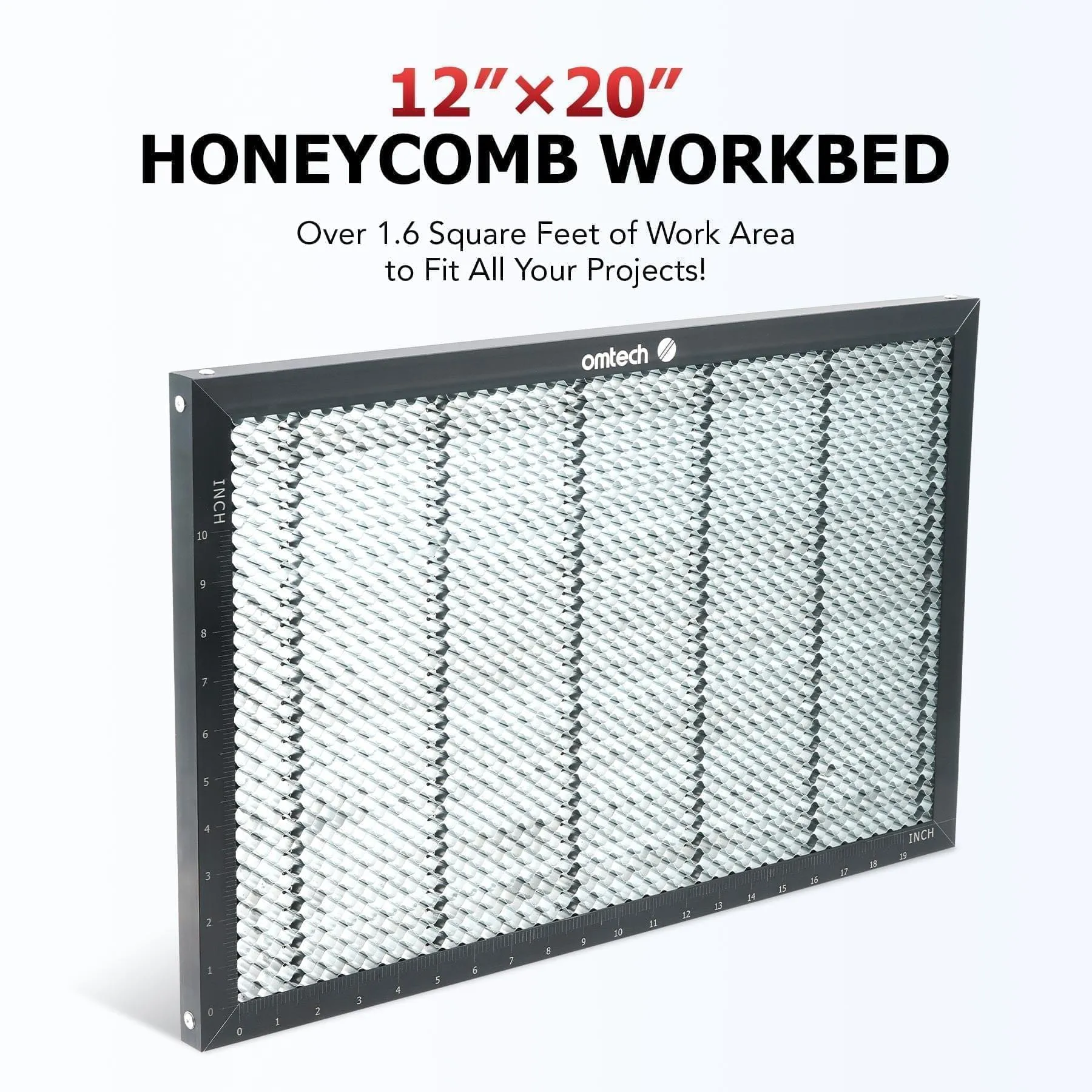 12x20 Inch Metal Honeycomb Laser Working Bed for CO2 Laser Engravers