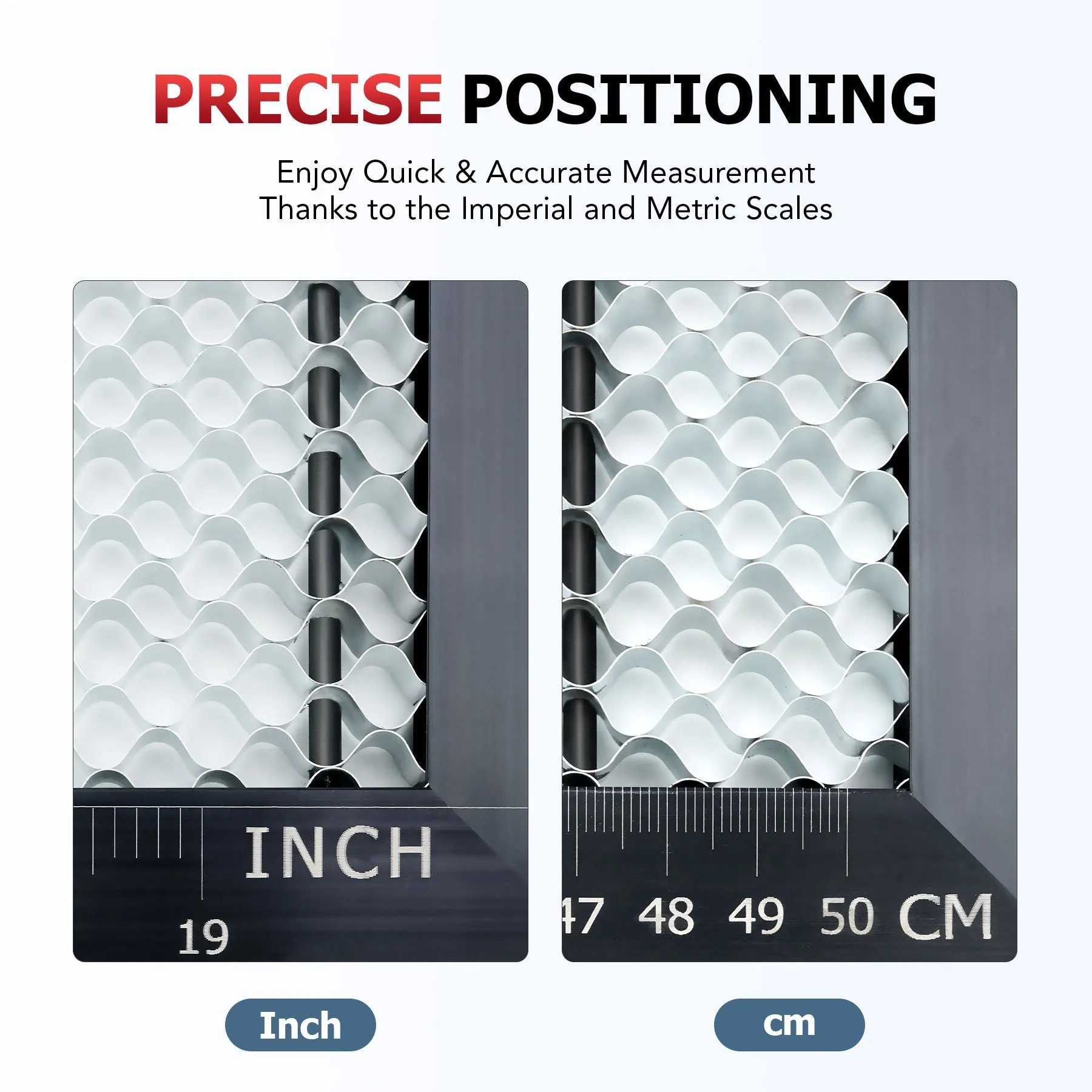 12x20 Inch Metal Honeycomb Laser Working Bed for CO2 Laser Engravers