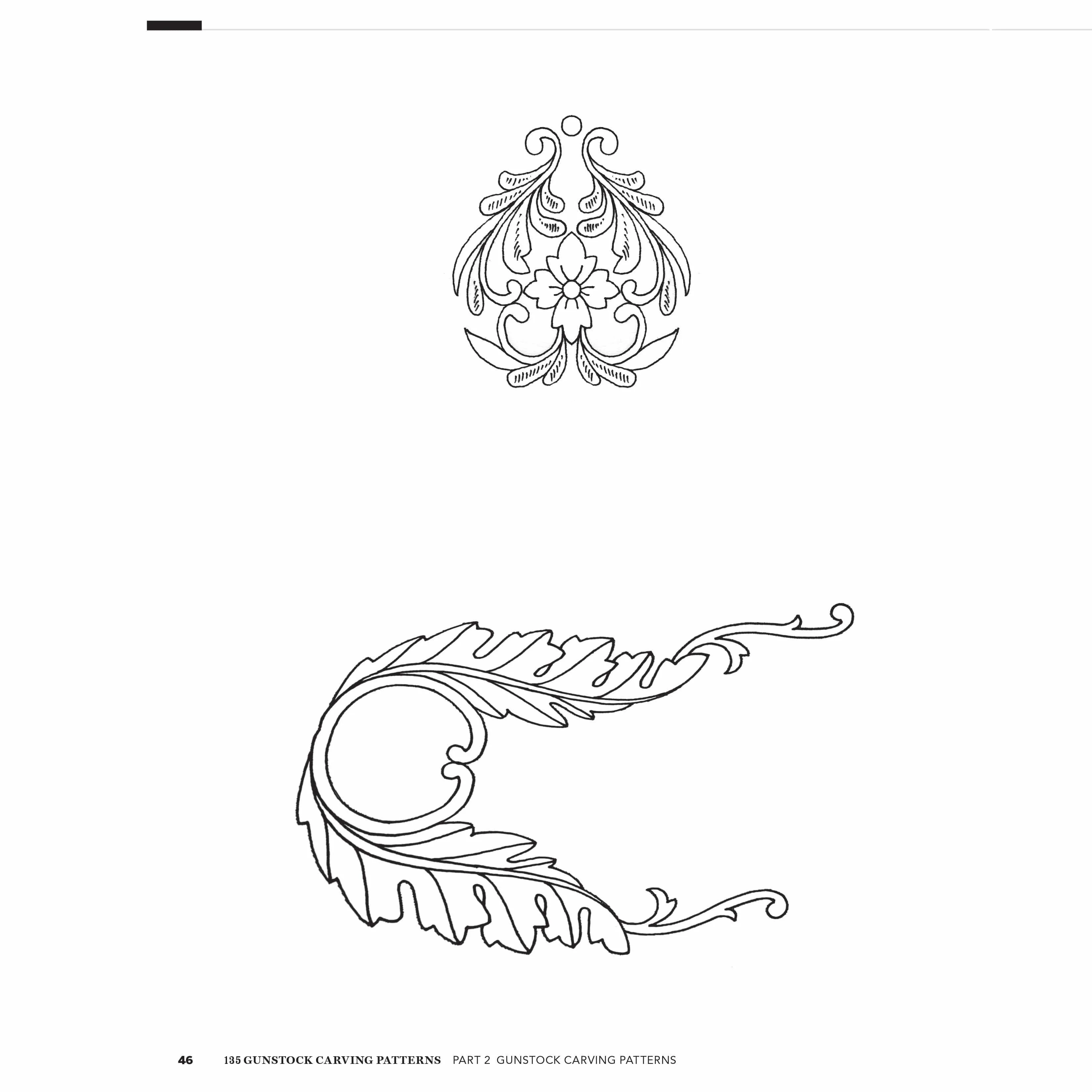 135 Gunstock Carving Patterns