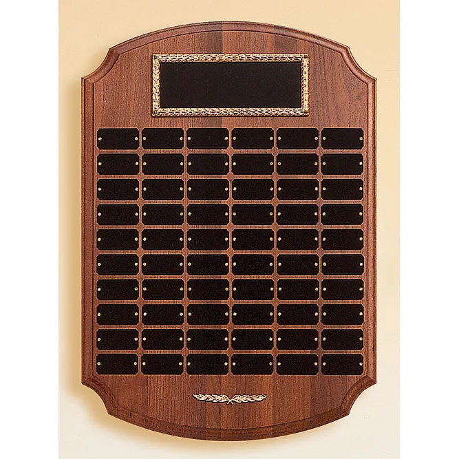 14" x 20" 60 Plate Perpetual Plaque