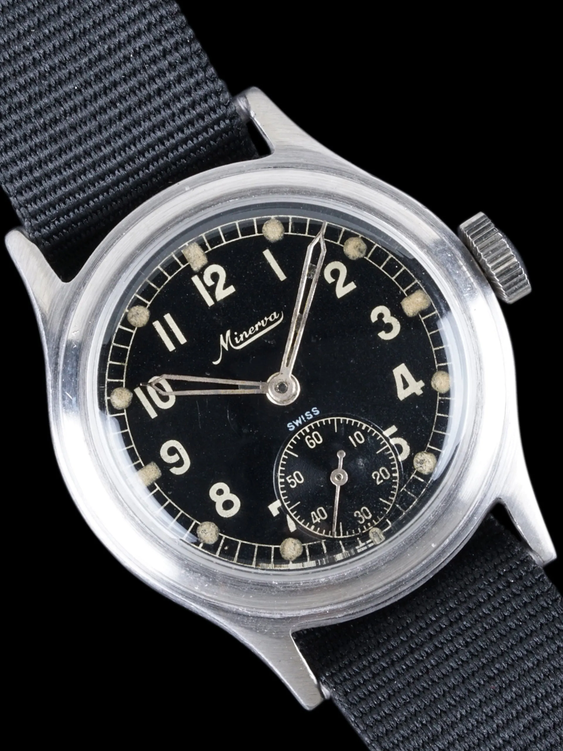 1940s Minerva D.H. German Military Watch