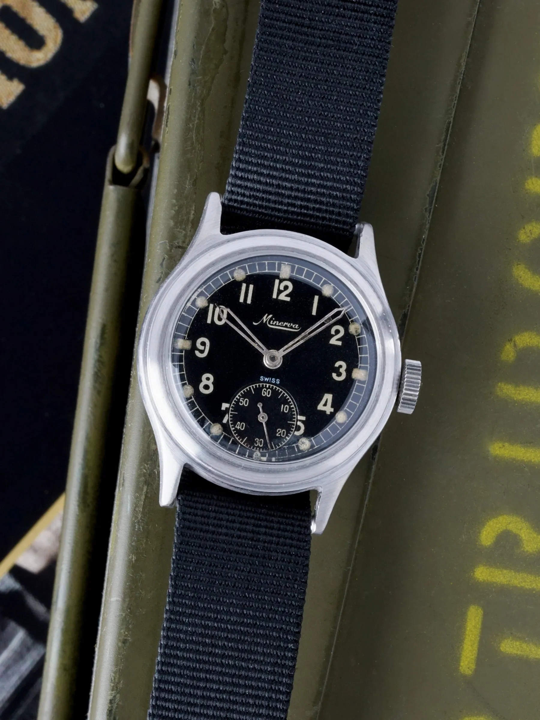 1940s Minerva D.H. German Military Watch