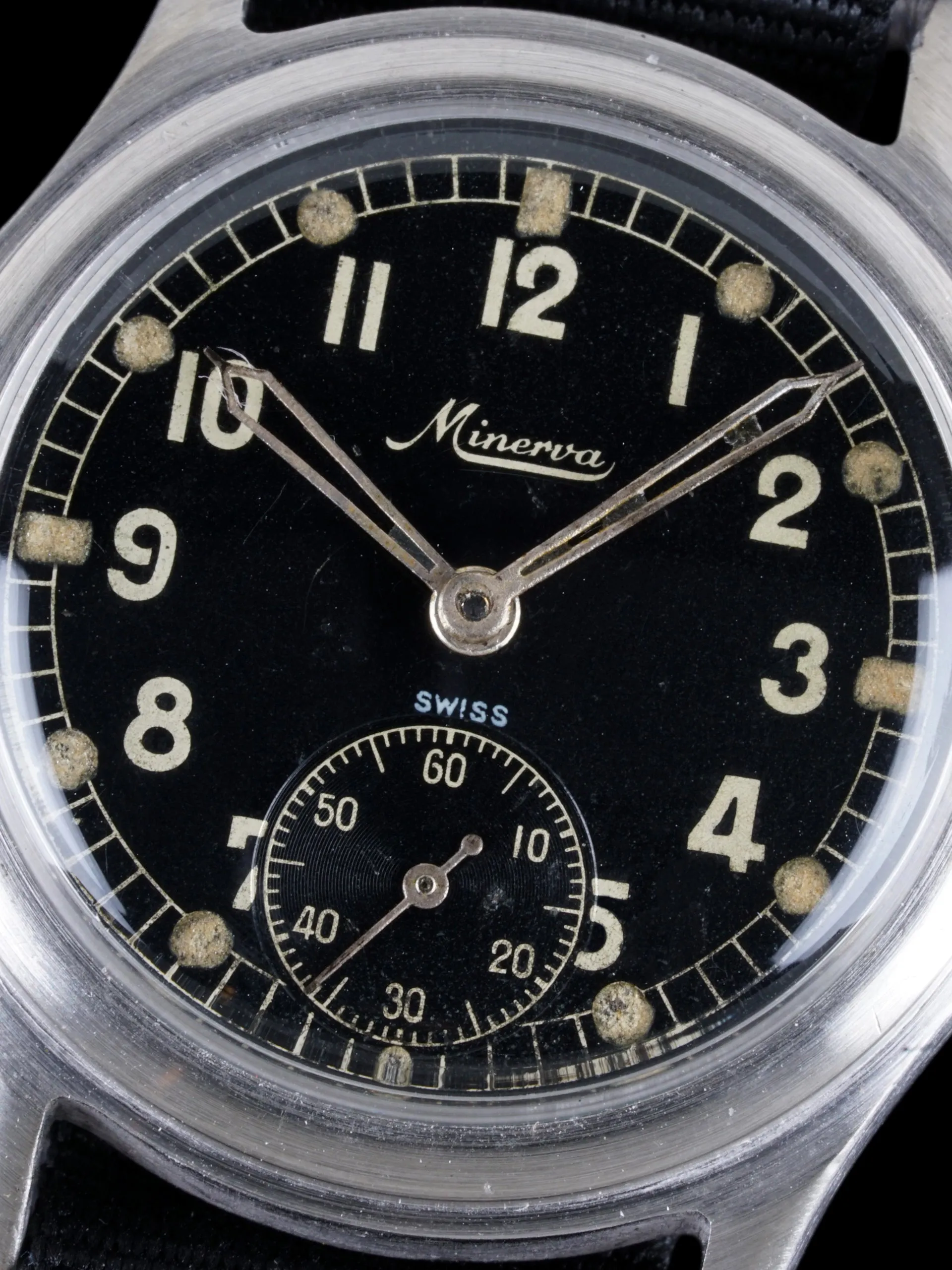 1940s Minerva D.H. German Military Watch