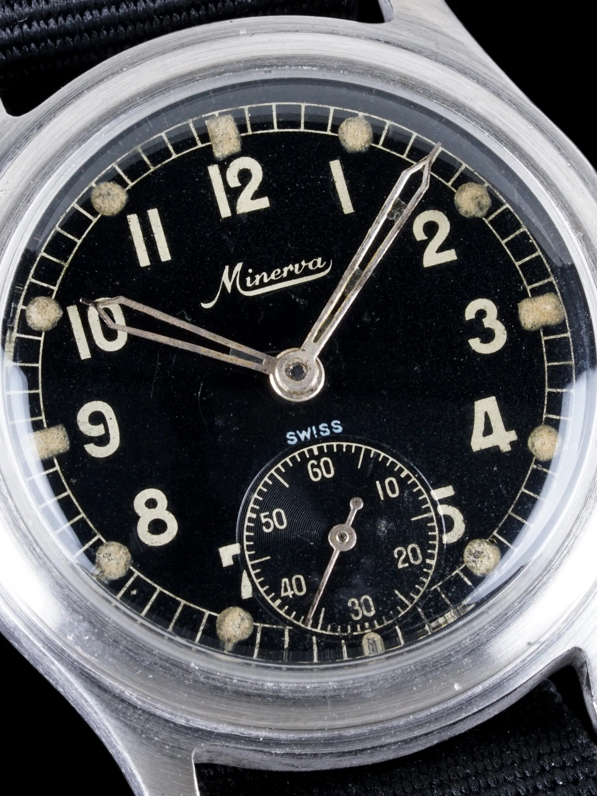 1940s Minerva D.H. German Military Watch
