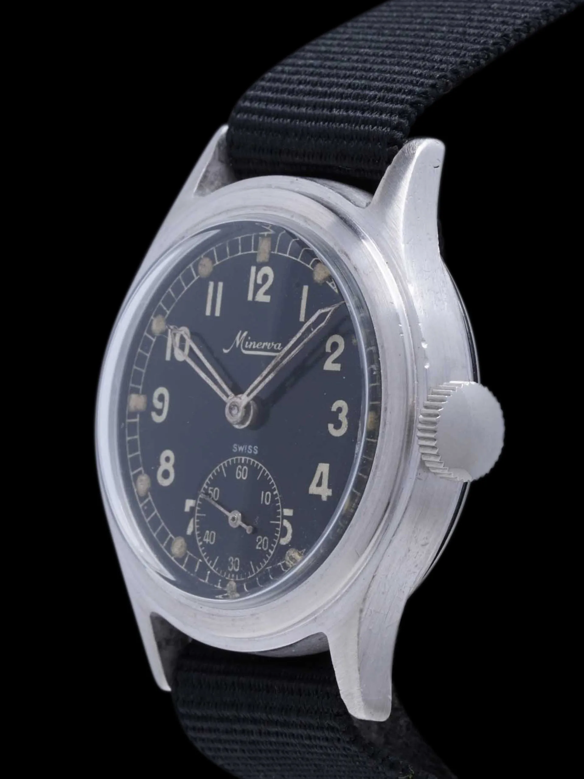 1940s Minerva D.H. German Military Watch