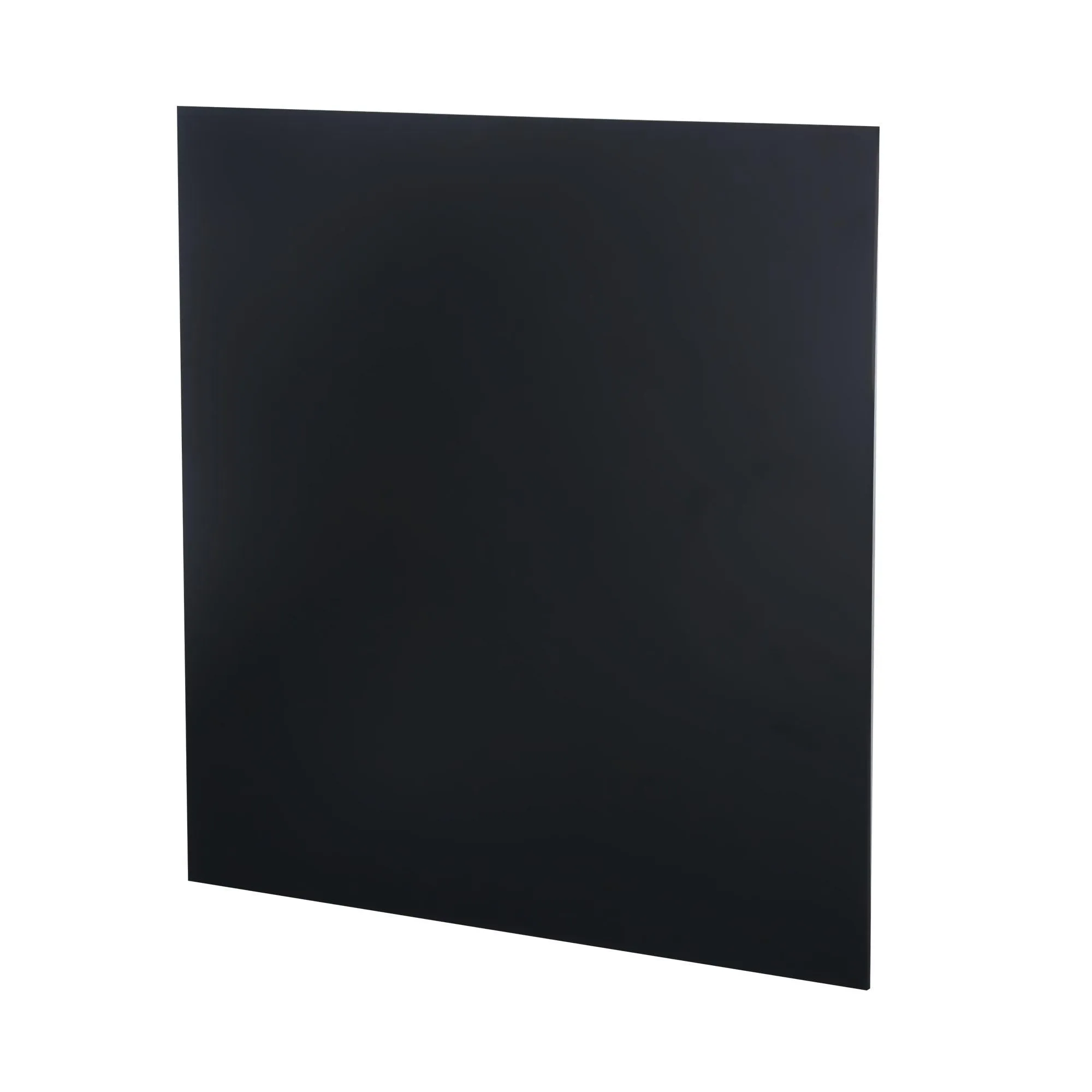 2pcs Black Opaque Acrylic Sheets 12"x12” 1/8” Thick 3mm Plexiglass Boards for Signs