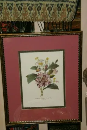 4 VARIED REDOUTE BOUQUET PLATES COLLECTIBLE COLORFUL FLOWERS WALL ART HOME DECOR  65, 66, 69 & 67