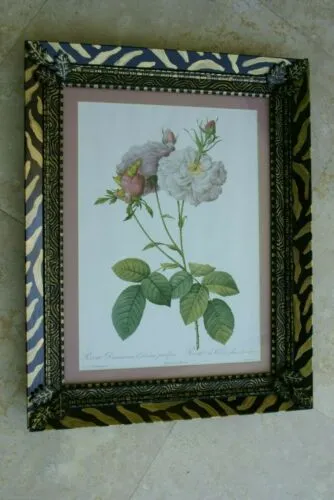 4 VARIED REDOUTE BOUQUET PLATES COLLECTIBLE COLORFUL FLOWERS WALL ART HOME DECOR  83, 84, IRIS & 1