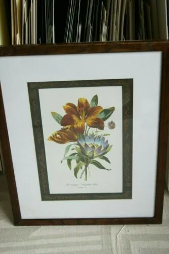 4 VARIED REDOUTE BOUQUET PLATES COLLECTIBLE COLORFUL FLOWERS WALL ART HOME DECOR  83, 84, IRIS & 1
