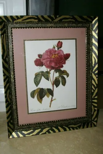 4 VARIED REDOUTE BOUQUET PLATES COLLECTIBLE COLORFUL FLOWERS WALL ART HOME DECOR  83, 84, IRIS & 1