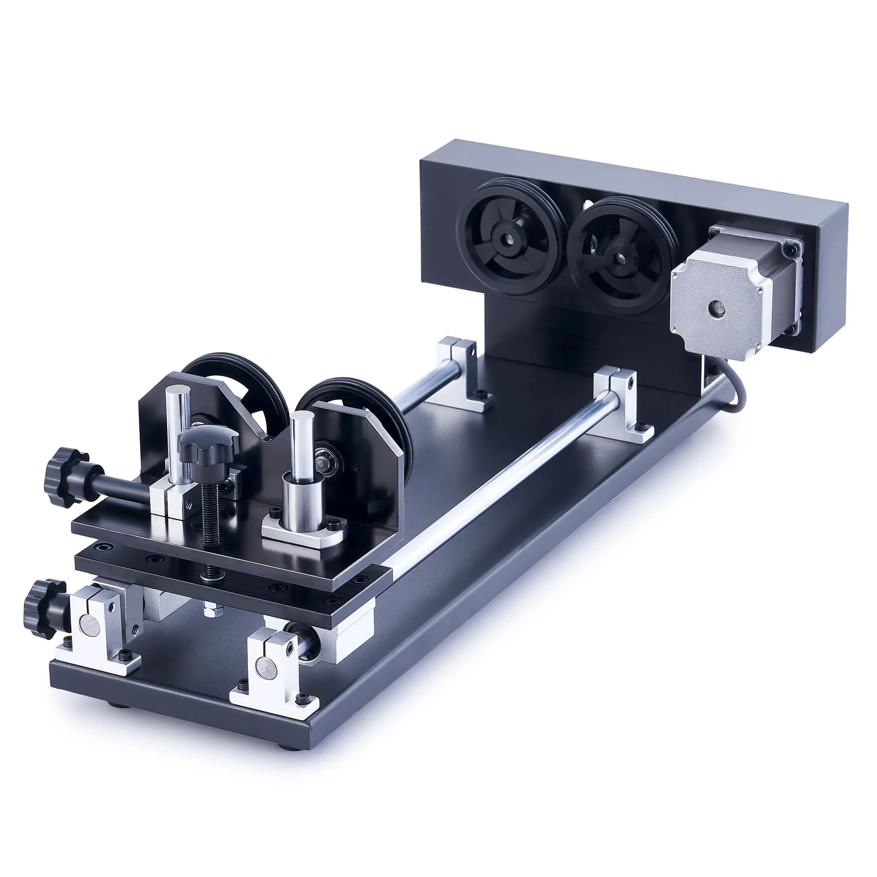 4-Wheel Rotary Axis with 360 Degree Rotation for 50-100W CO2 Laser Engraver Cutting Machine
