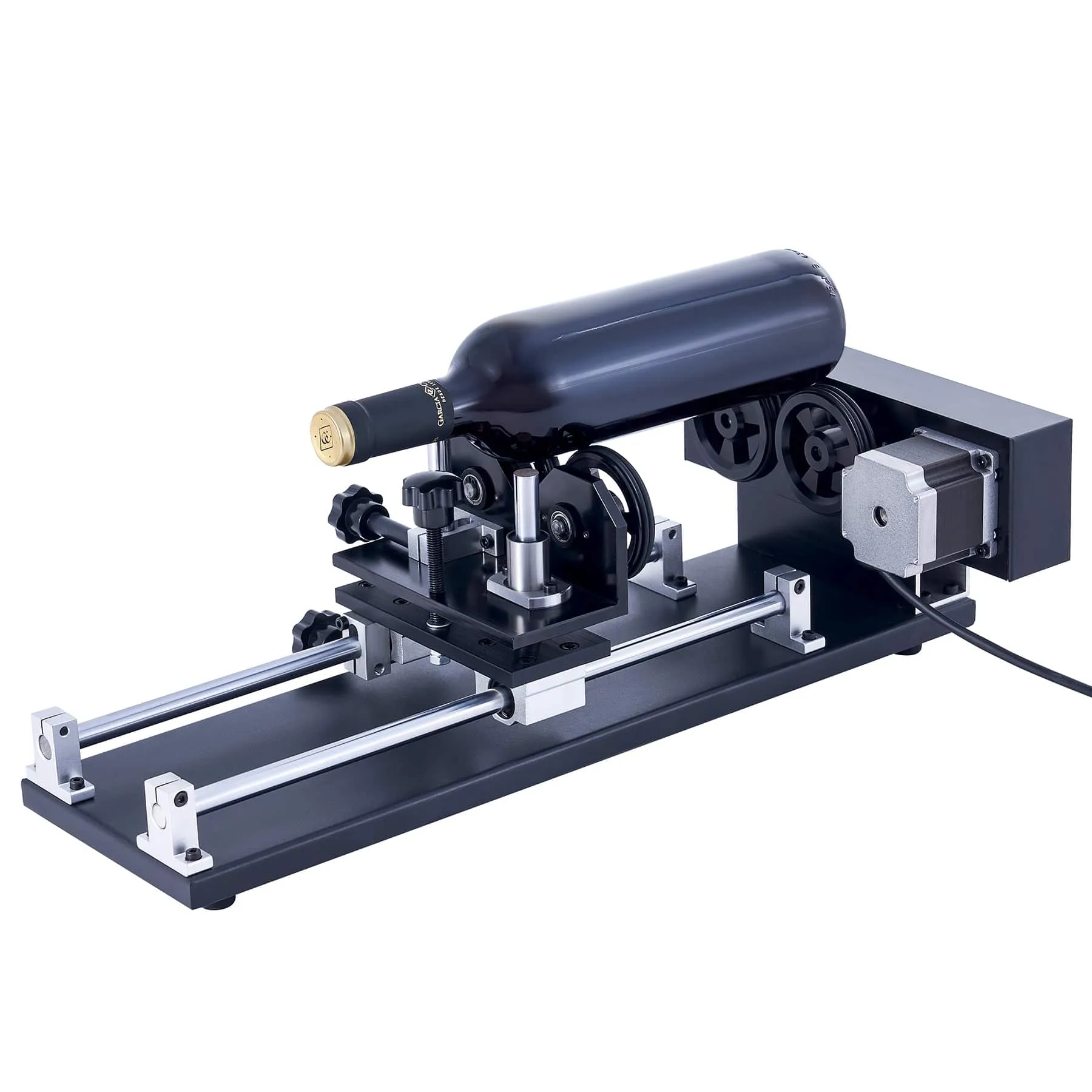4-Wheel Rotary Axis with 360 Degree Rotation for 50-100W CO2 Laser Engraver Cutting Machine