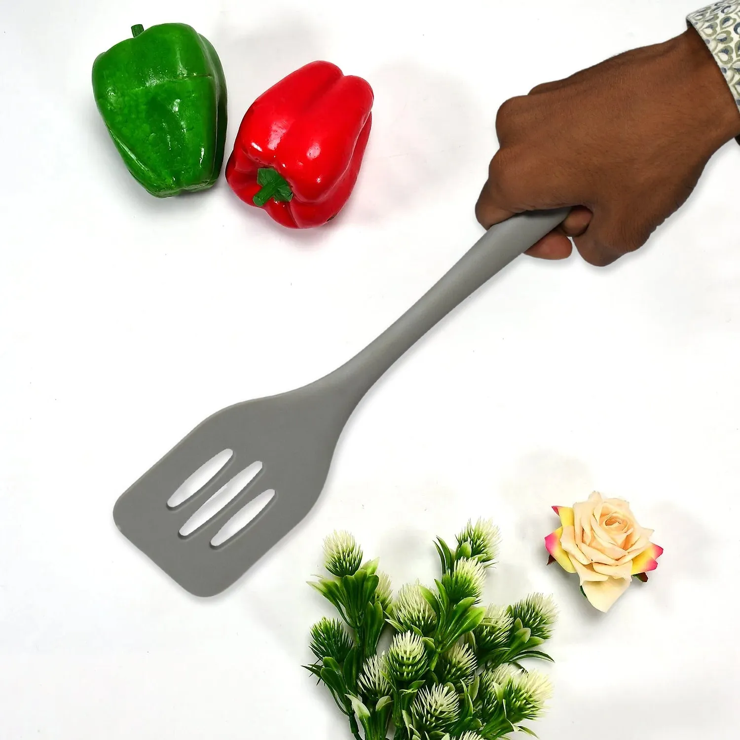 5414 SILICON NON-STICK HEAT RESISTANT KITCHEN TURNER PREMIUM TURNER ( 1PC ).
