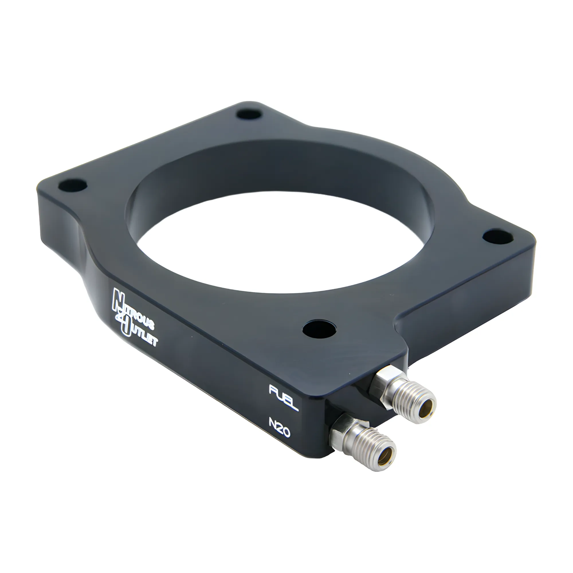 90mm 2012-2015 ZL1 and 2014-2021 LT1 & LT2 Corvette/Camaro Nitrous Plate Conversion Driver Side Fittings