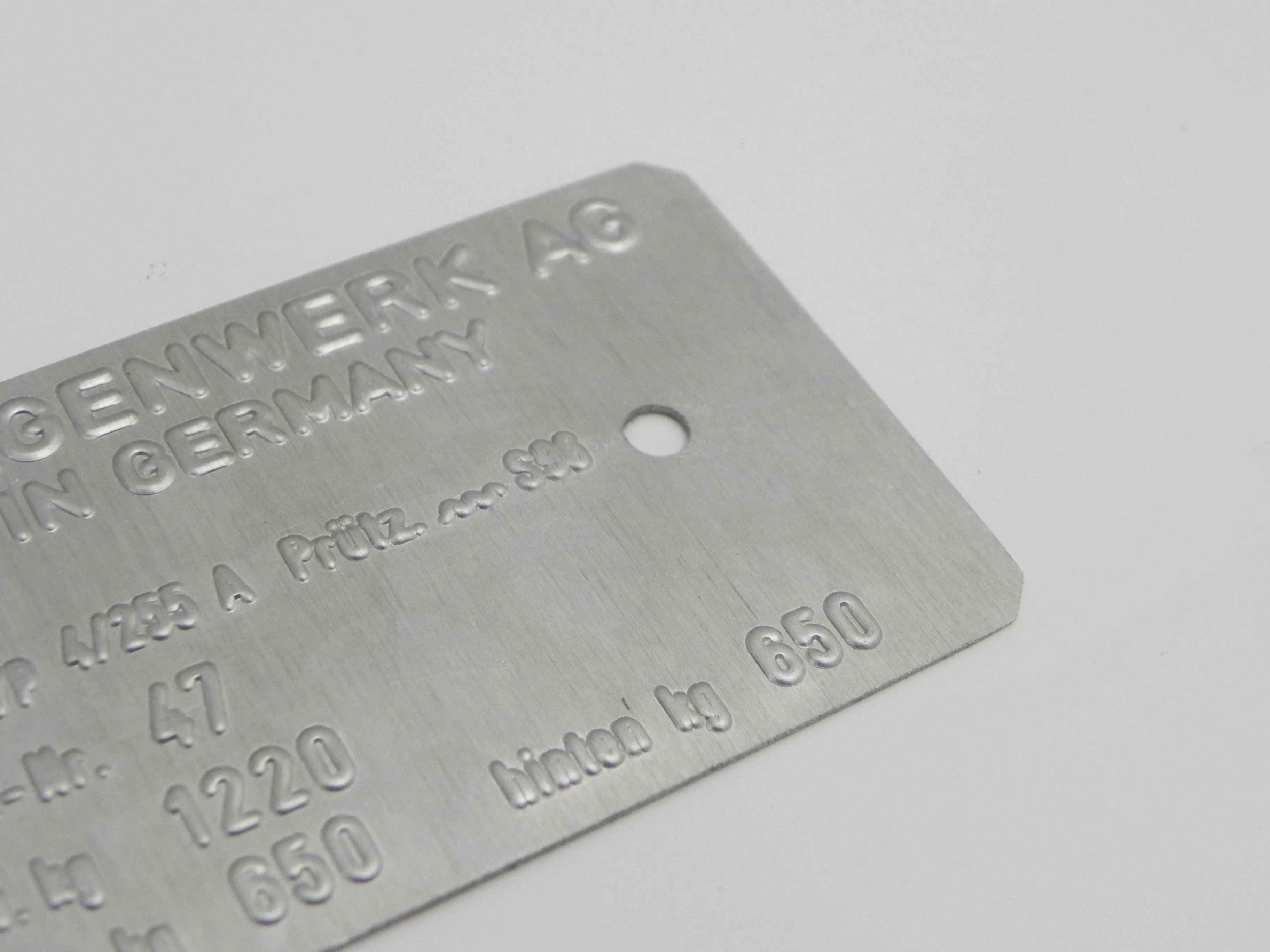 914/4 Chassis ID Plate - 1970-76