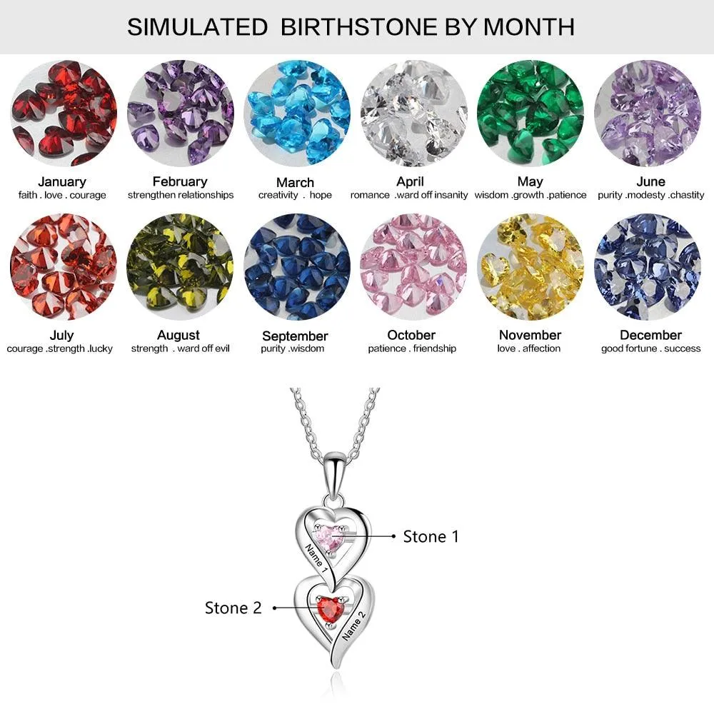 925 Sterling Silver Heart Necklace for Women
