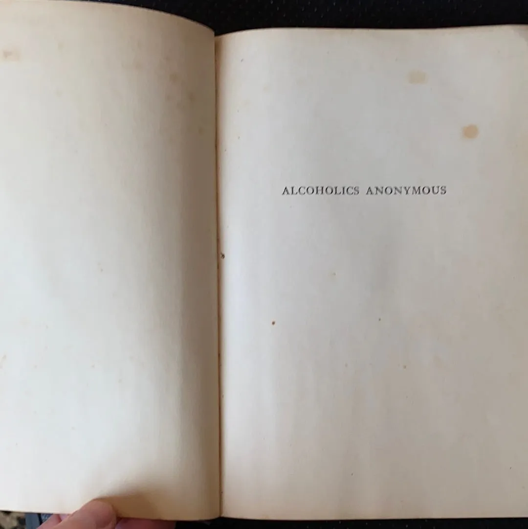 AA Big Book 1st Edition 14th Printing 1951 $450