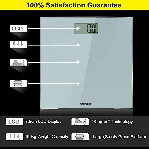 Accuweight High Accuracy Digital Bathroom Scale