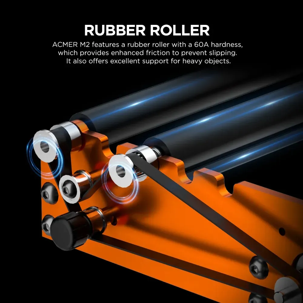 ACMER M2 Roller Module: Engrave cylindrical objects with ease