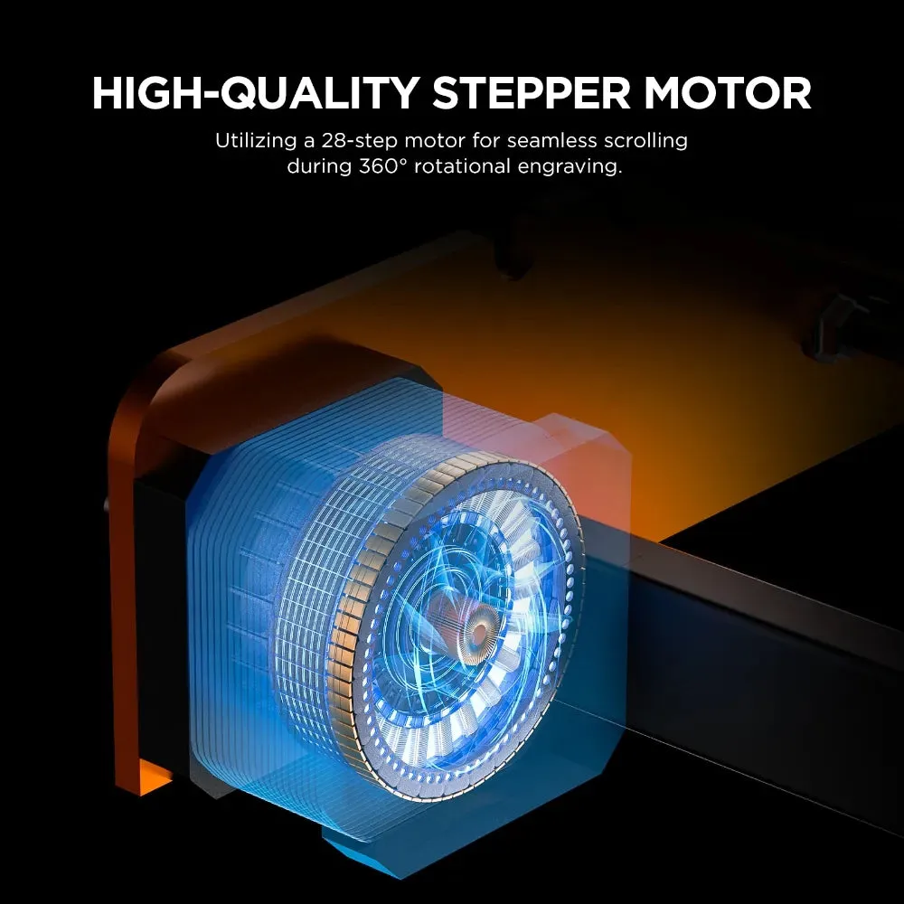 ACMER M2 Roller Module: Engrave cylindrical objects with ease