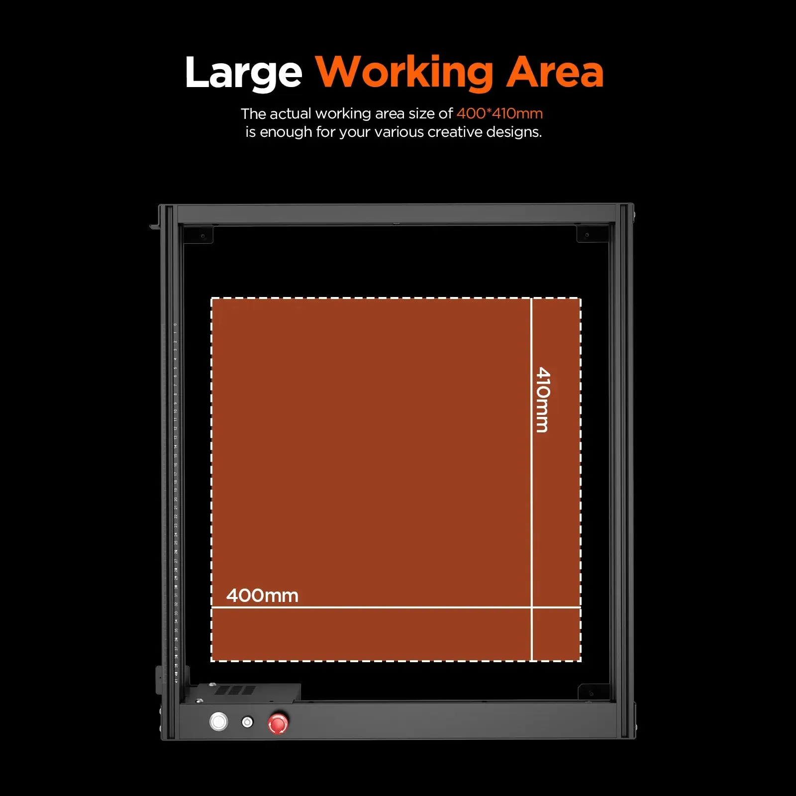 ACMER P1 10w Laser Engraver: 400x410mm Engraver, Cuts 8mm wood in a single pass