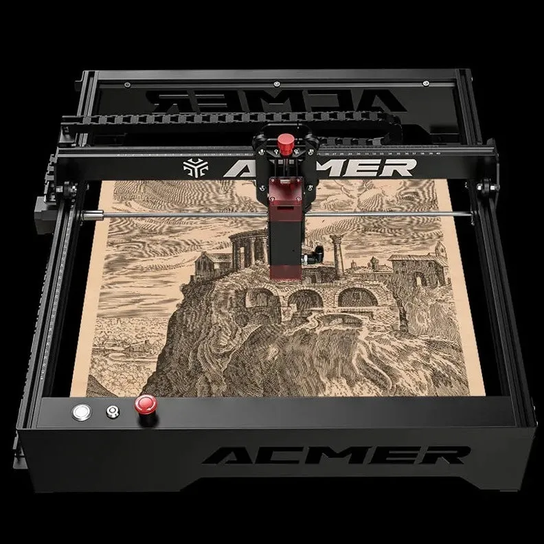 ACMER P1 10w Laser Engraver: 400x410mm Engraver, Cuts 8mm wood in a single pass
