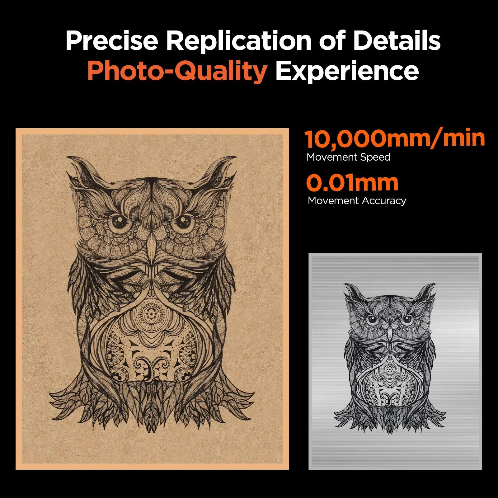 ACMER P1 10w Laser Engraver: 400x410mm Engraver, Cuts 8mm wood in a single pass
