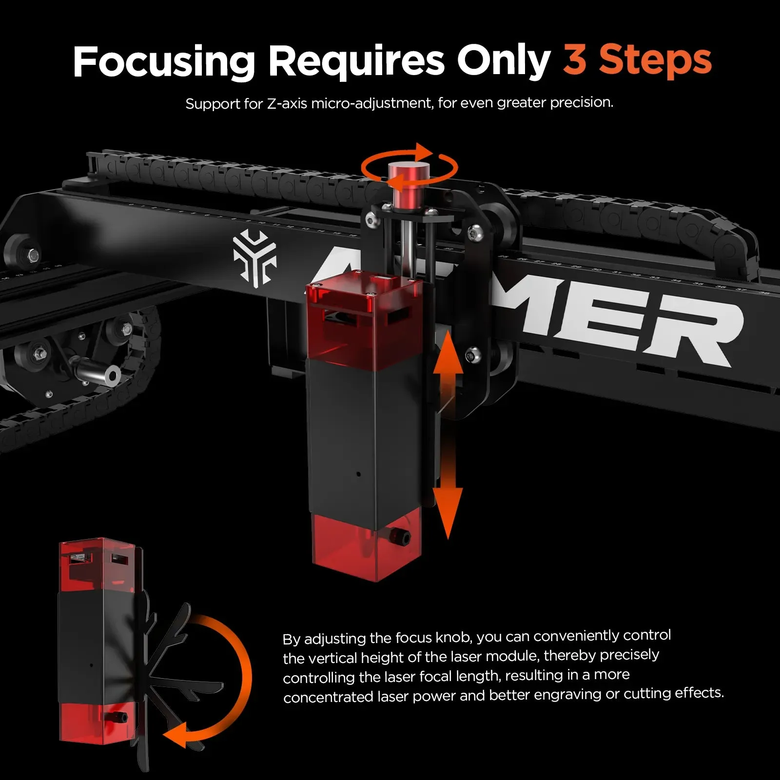 ACMER P1 10w Laser Engraver: 400x410mm Engraver, Cuts 8mm wood in a single pass