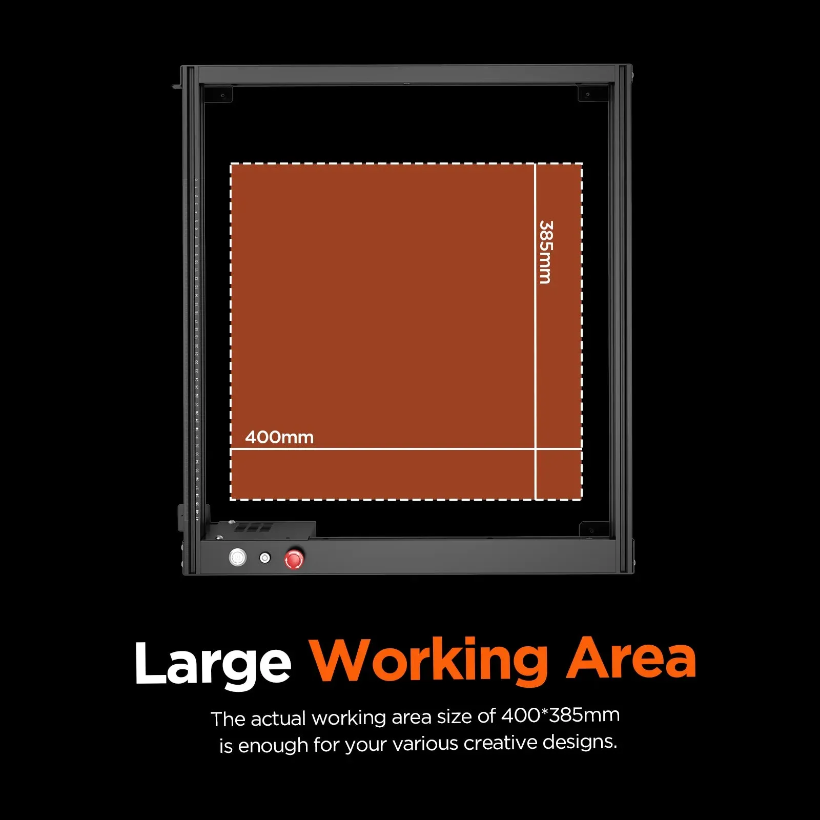 ACMER P1 20w Laser Engraver: 400x410mm Engraver with upgraded laser for faster results