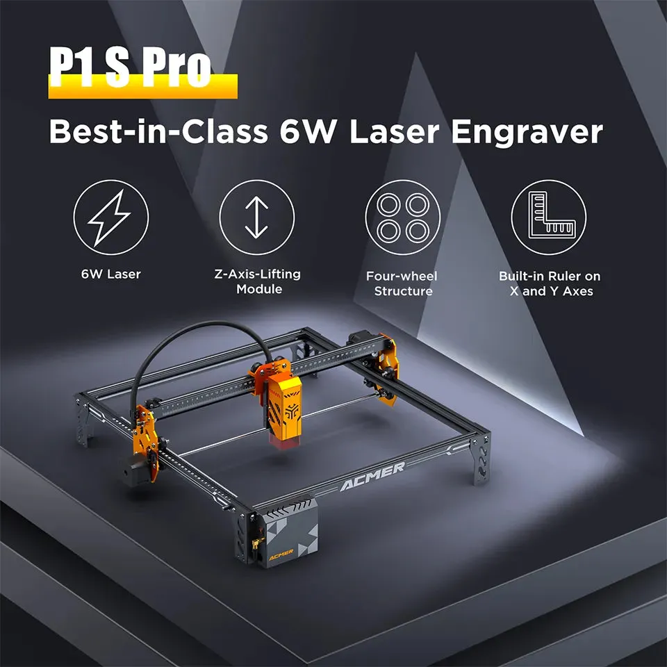 ACMER P1 S Pro 6w Laser Engraver: Unleash Your Inner Artist with Precision and Ease