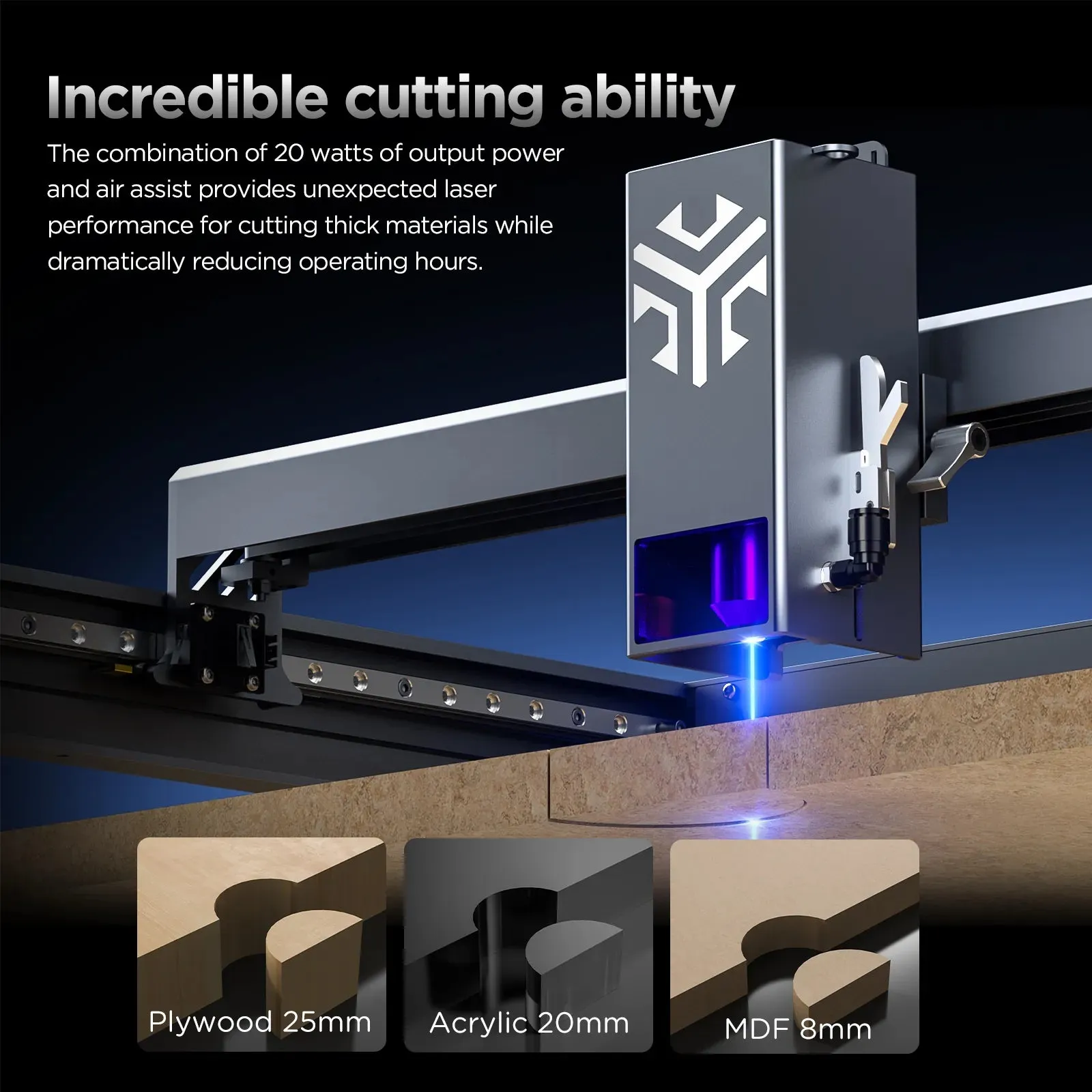 ACMER P2 20w Laser Engraver: 420*400mm High Power Engraver