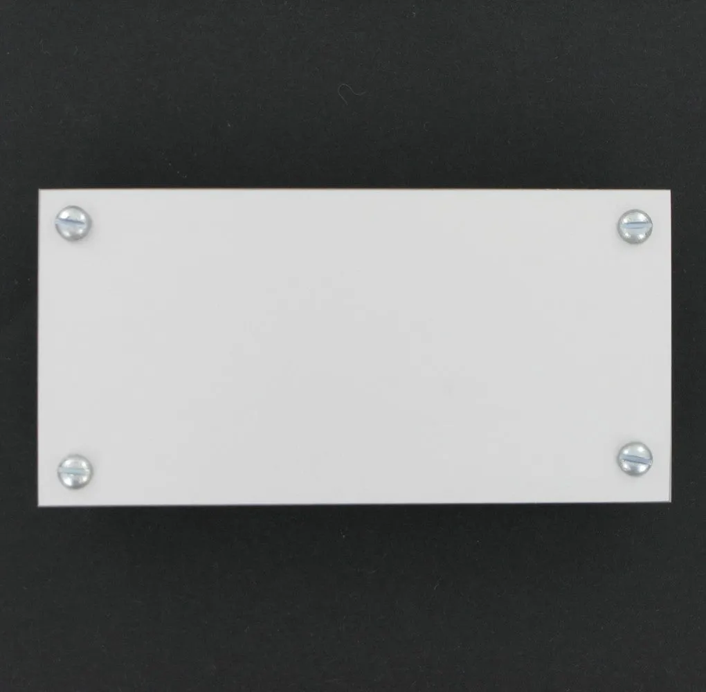 Aluminium Plate 4" x 2"