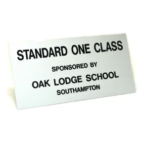 Aluminium Plate 4" x 2"