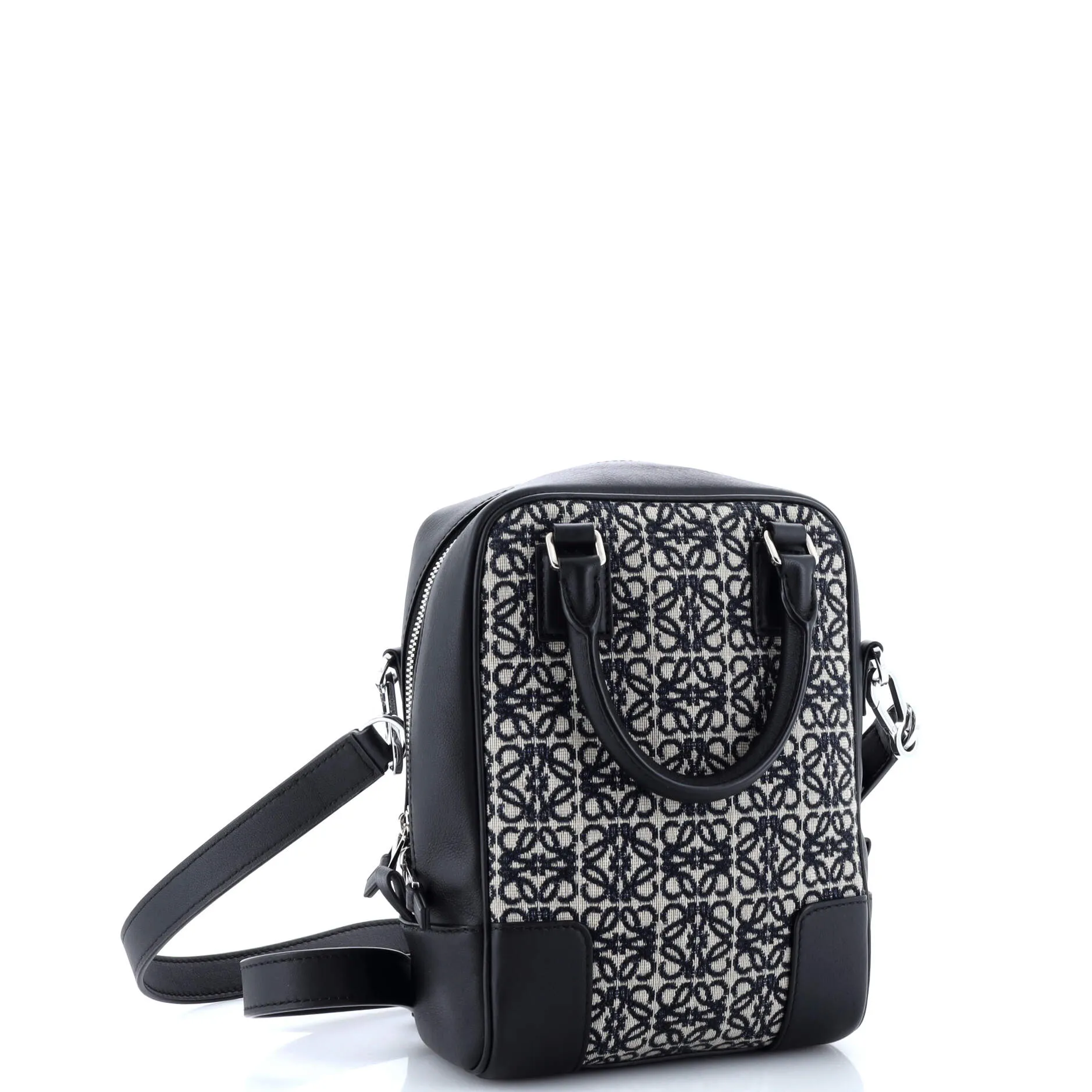 Amazona Bag Leather and Jacquard Canvas 15