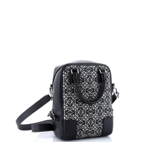 Amazona Bag Leather and Jacquard Canvas 15