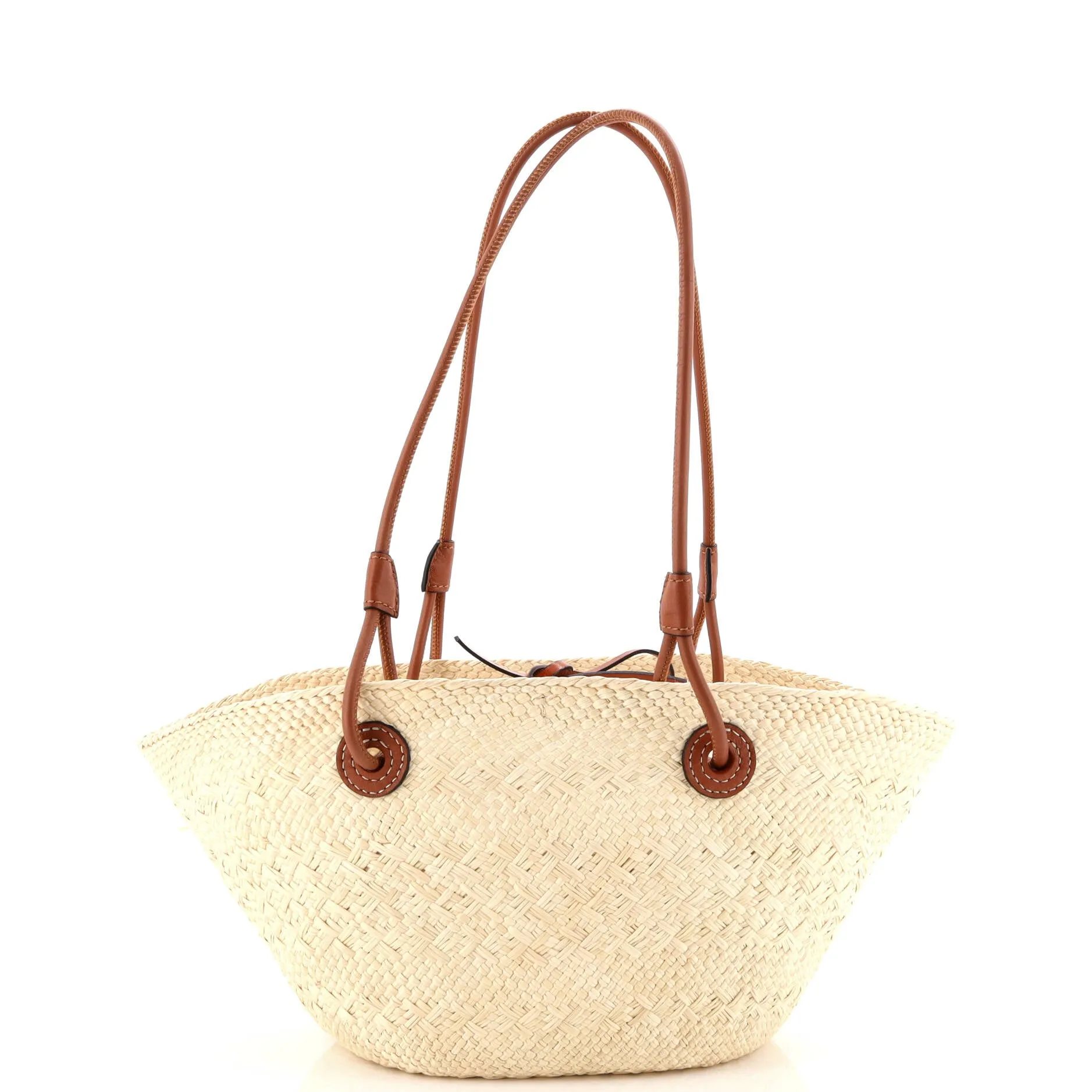 Anagram Basket Tote Raffia Small