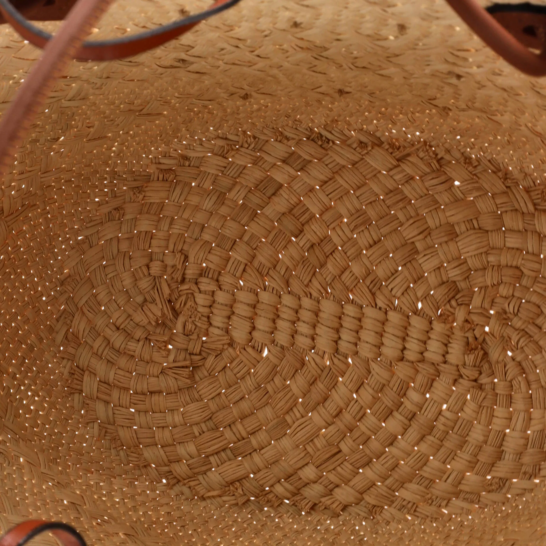 Anagram Basket Tote Raffia Small