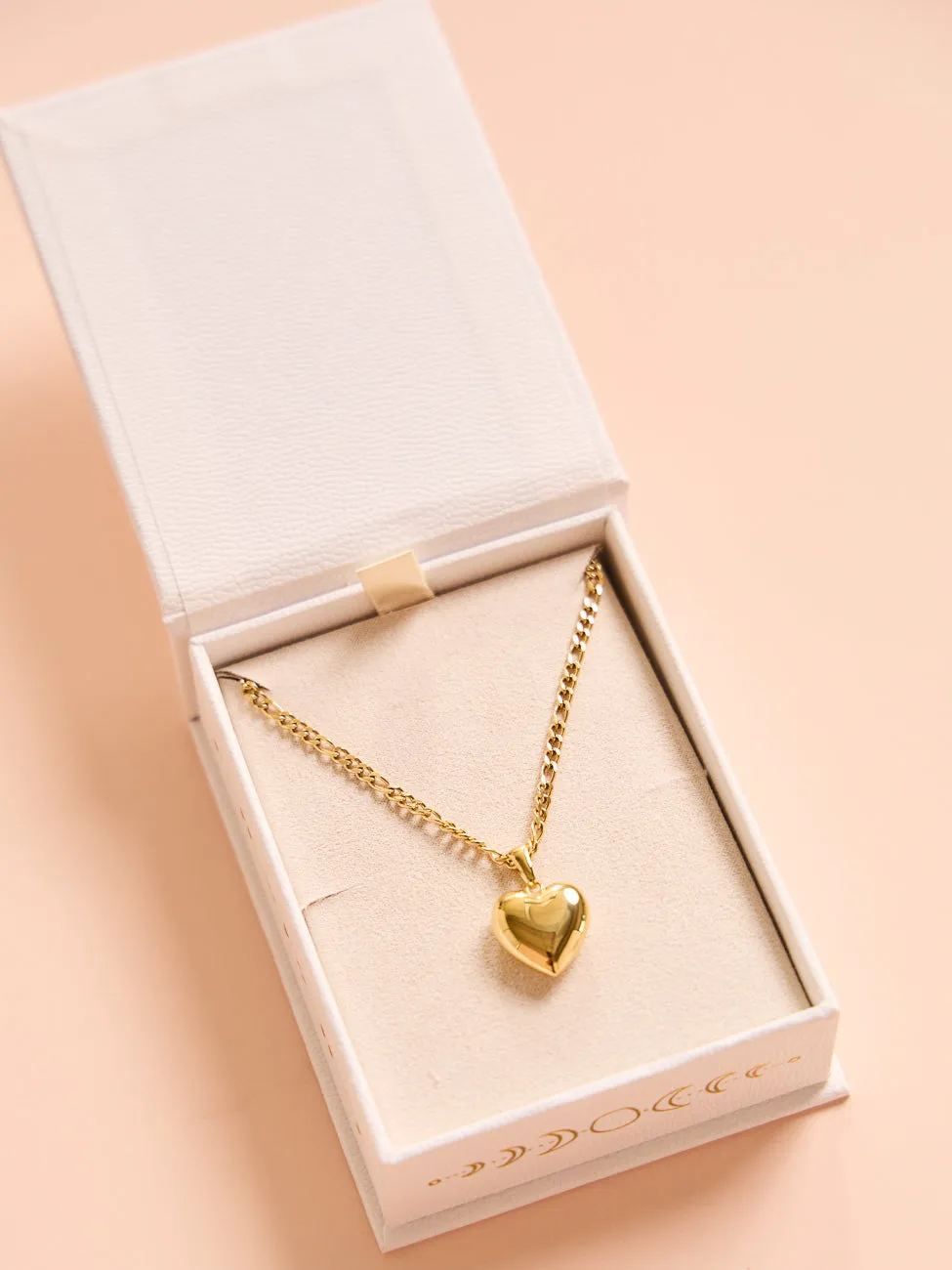 Arms of Eve Rose Heart Necklace in Gold