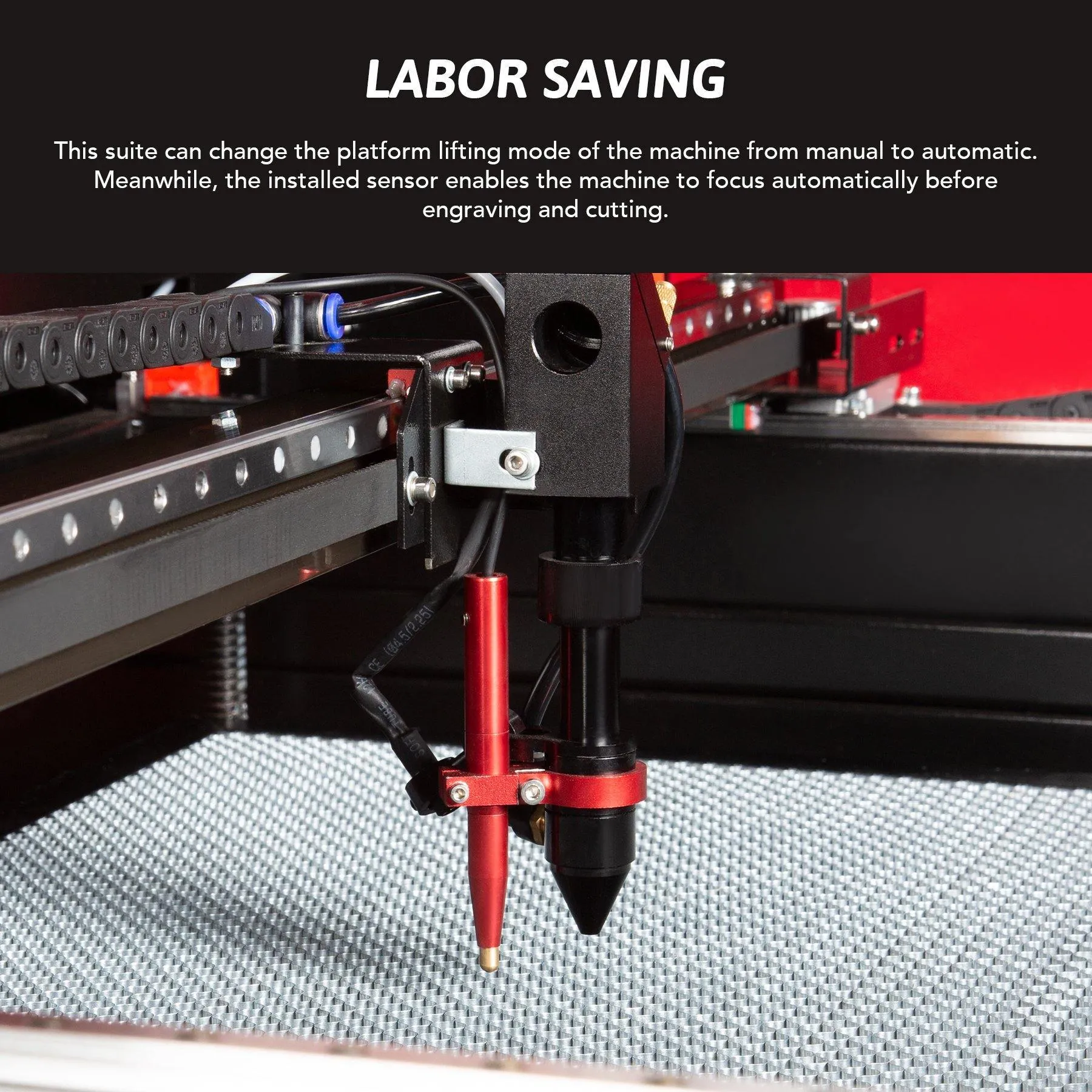 Autofocus Sensor Kit with Z-AXIS Motor for Laser Engraver Cutting Machine