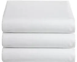 BACK SOON! Weavers Super King Flat Sheet White