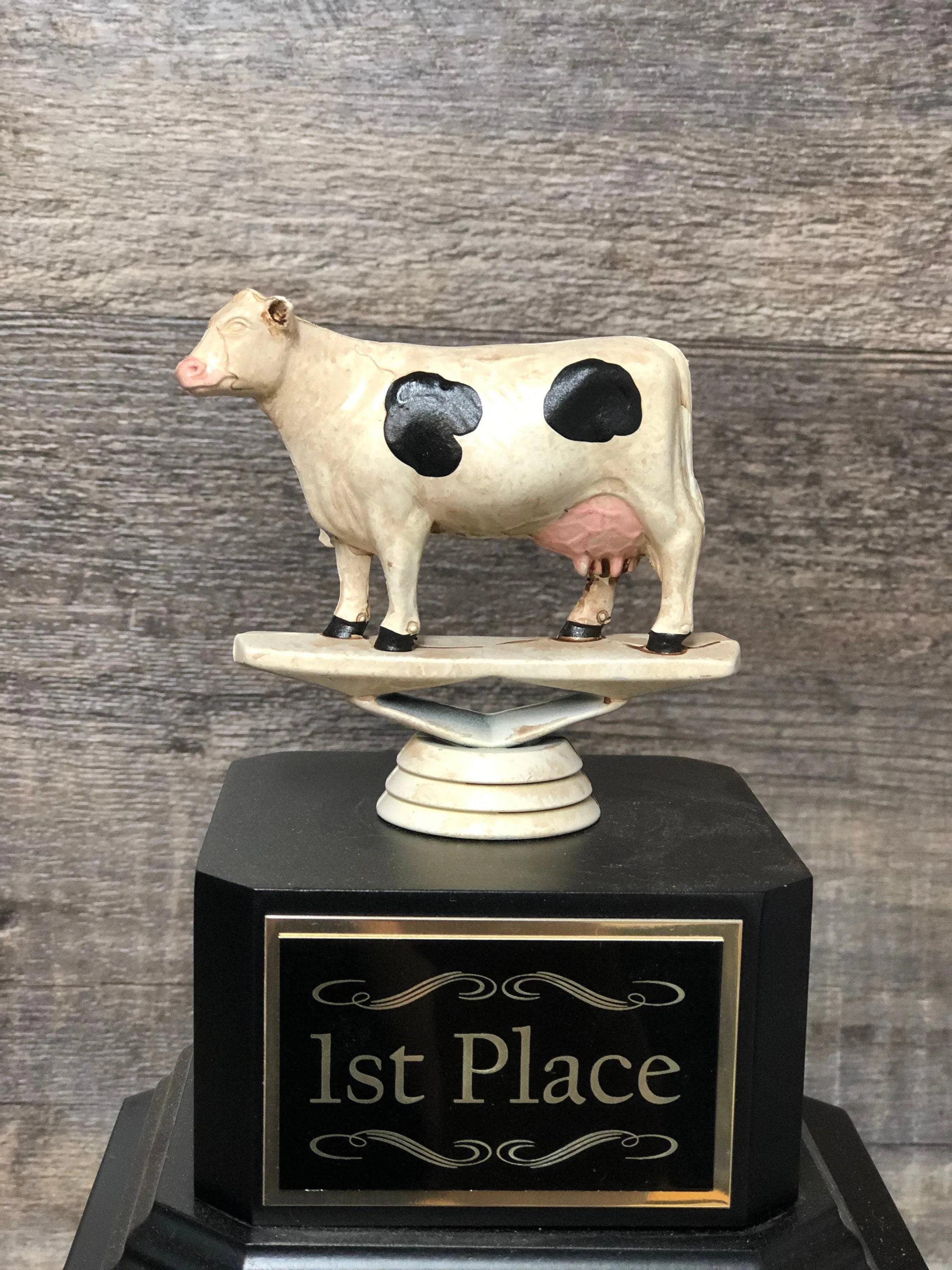 BBQ Trophy Perpetual Competition Cook Off Champion Trophy Best BBQ Trophy Cow Trophy Best Ribs Best Chicken Best Beef Trophy Award Winner