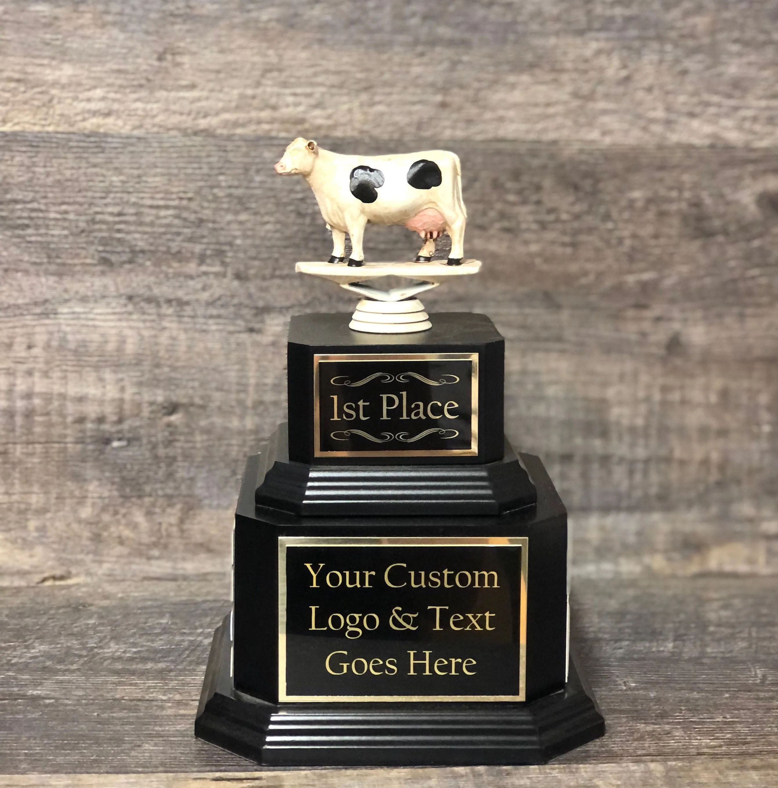 BBQ Trophy Perpetual Competition Cook Off Champion Trophy Best BBQ Trophy Cow Trophy Best Ribs Best Chicken Best Beef Trophy Award Winner