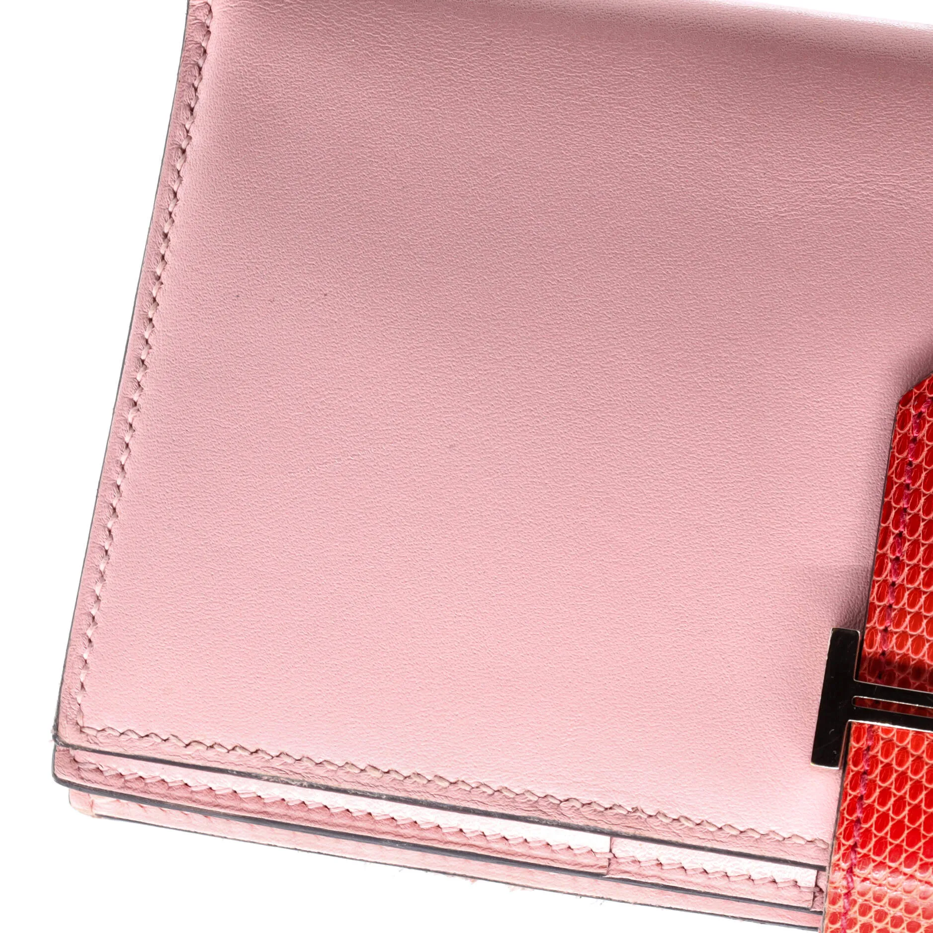Bearn Wallet Tadelakt with Lizard Long