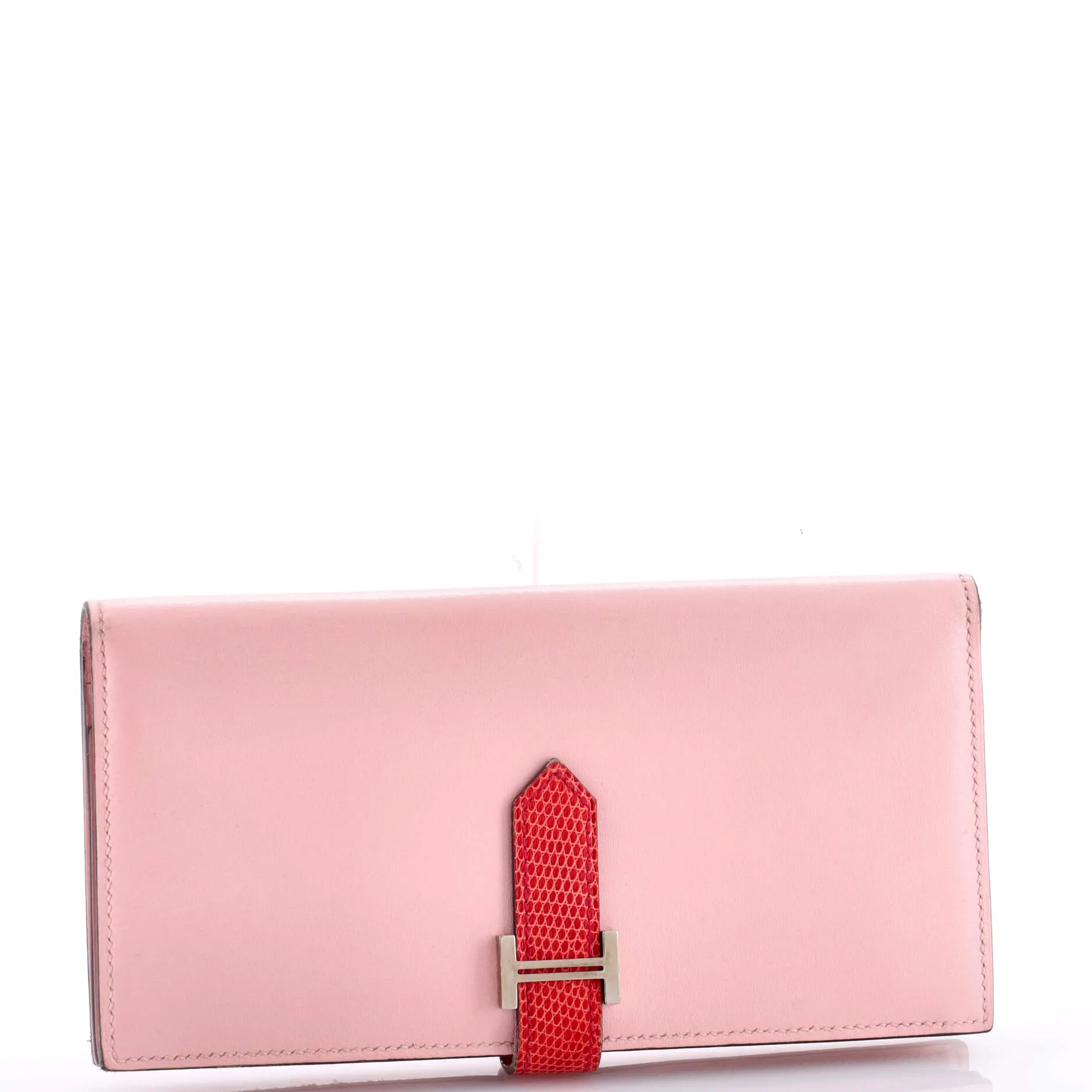Bearn Wallet Tadelakt with Lizard Long