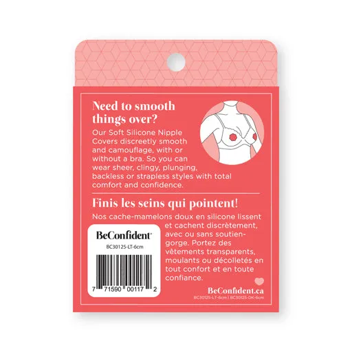 BeConfident Soft Silicone Nipple Covers Light Nude