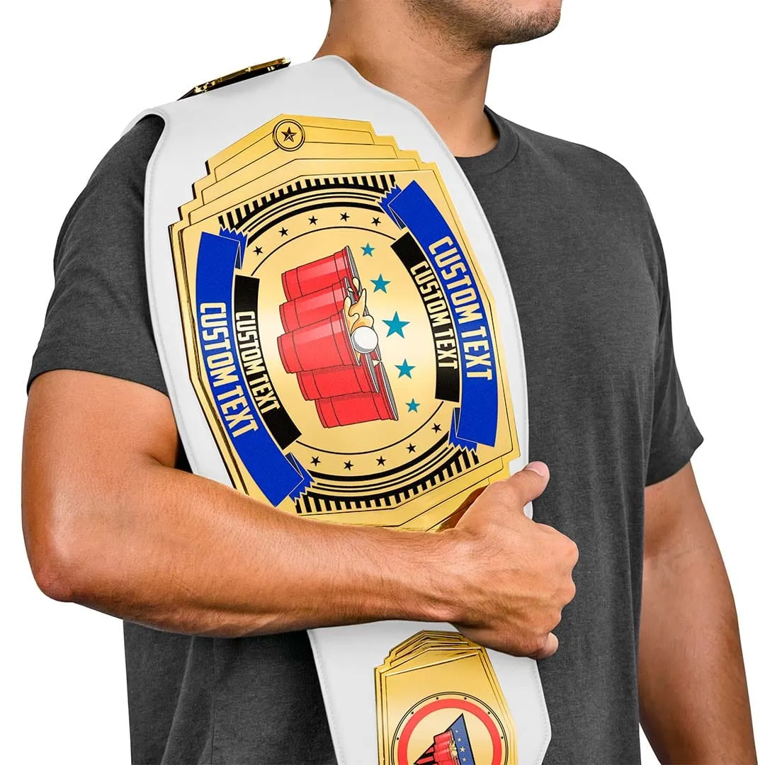 Beer Pong 6lb Customizable Championship Belt