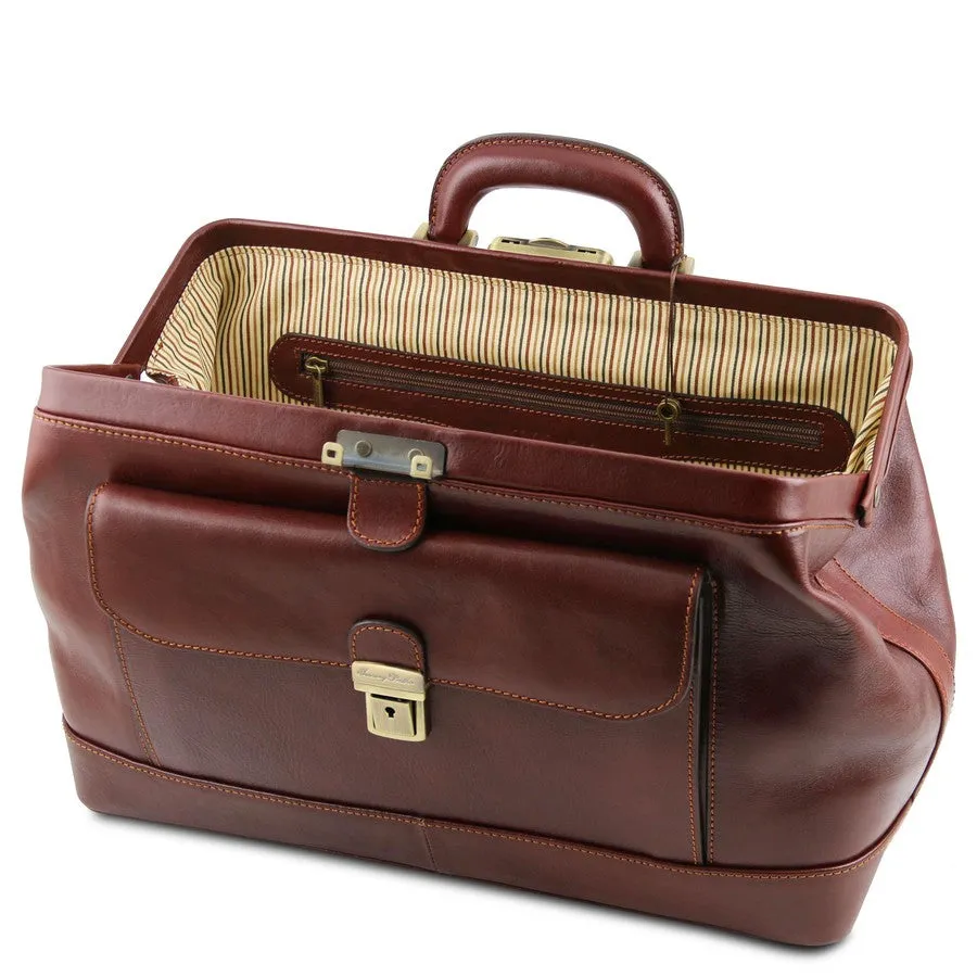 Bernini Leather Doctors Bag
