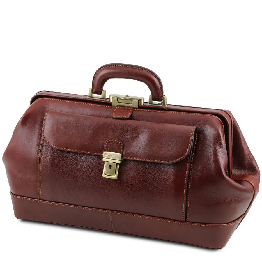 Bernini Leather Doctors Bag