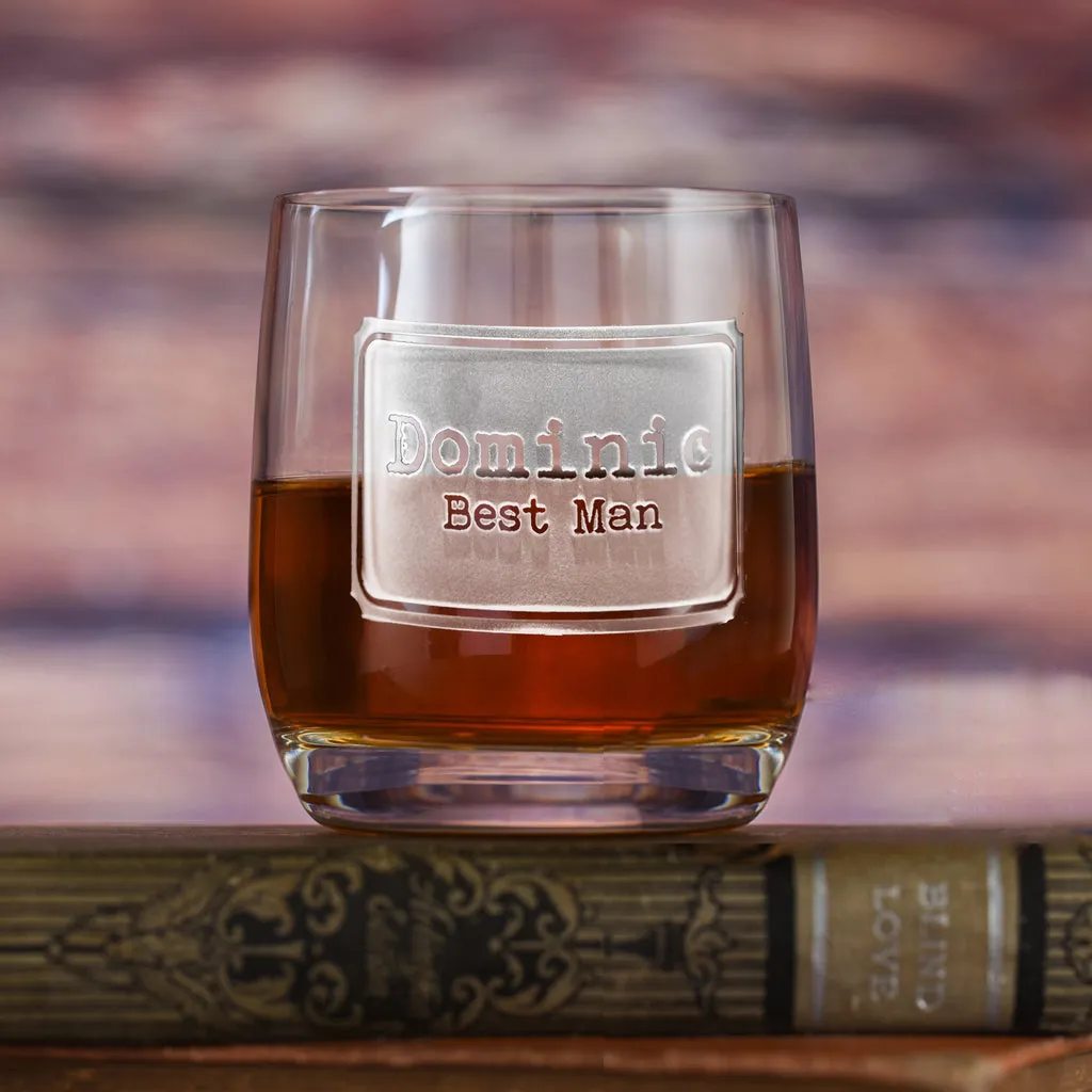 Best Man Gift Stolzle Weinland Crystal Whiskey Glass