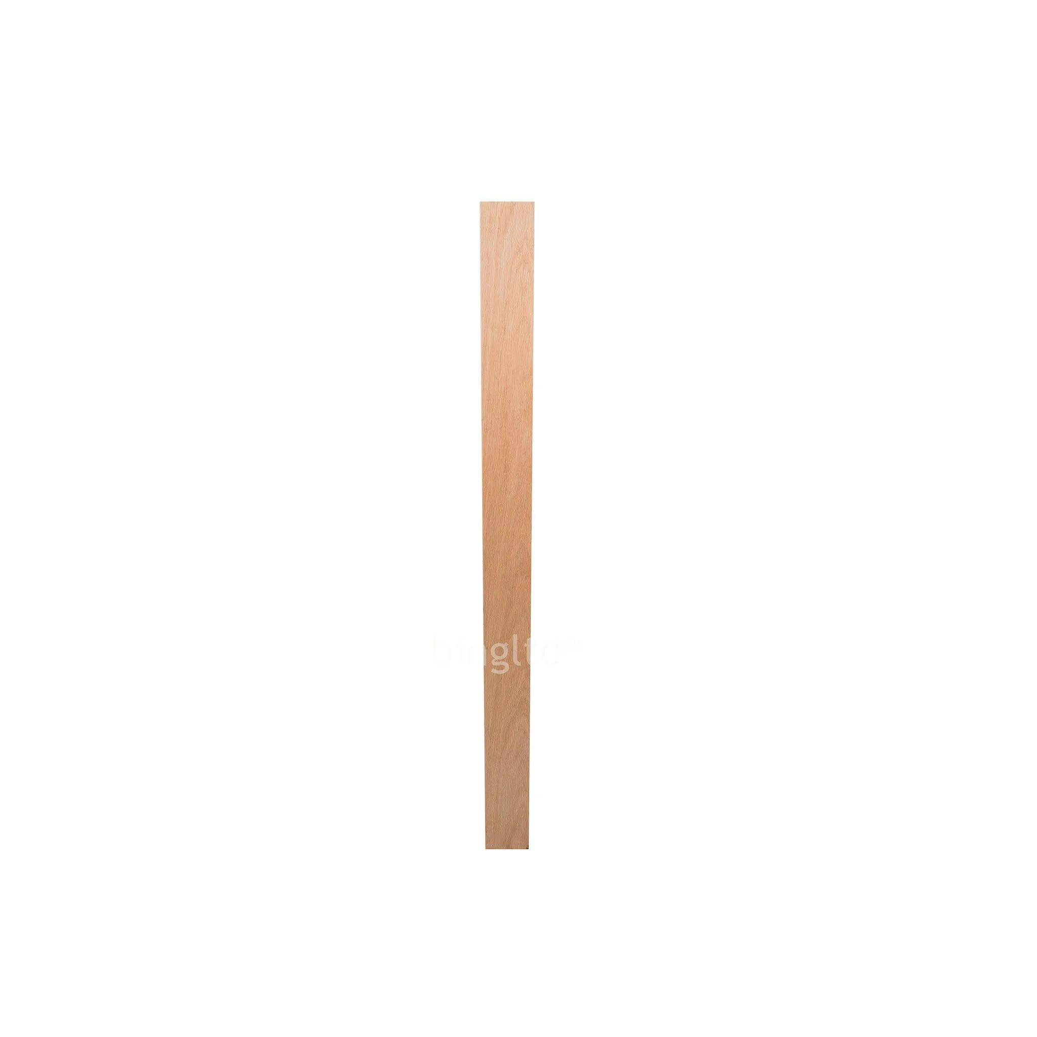 bingltd - 3.5" x 54"  Plain Red Oak Newel Post (SP4009-RO-UNF)